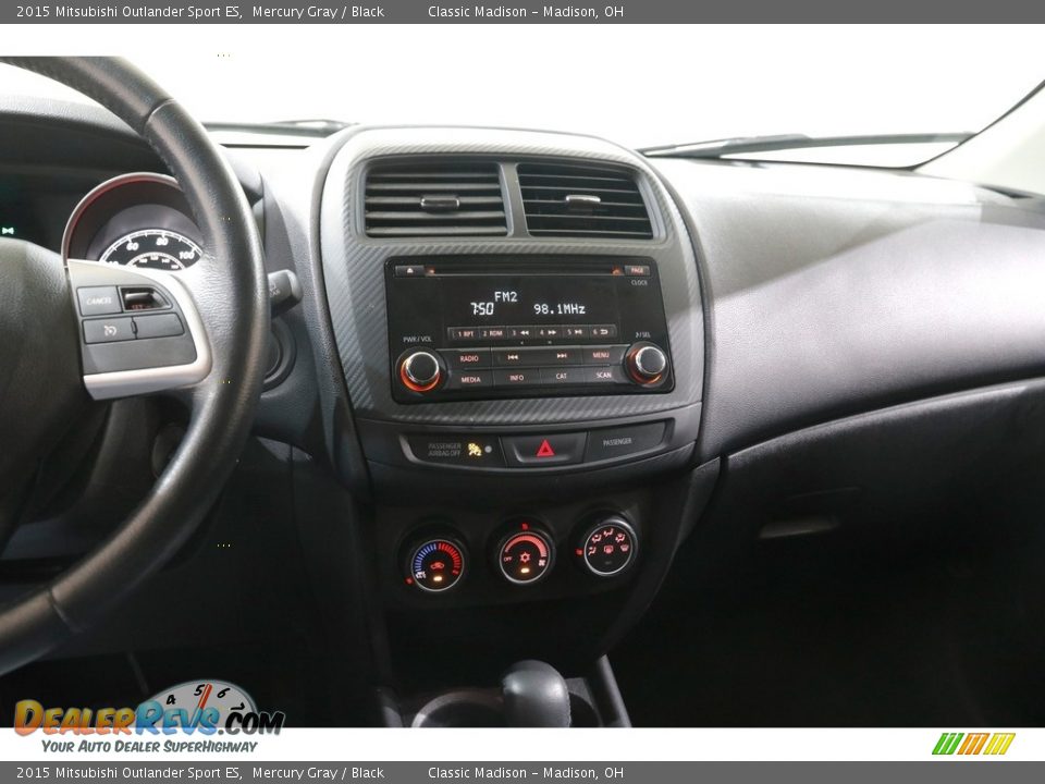 2015 Mitsubishi Outlander Sport ES Mercury Gray / Black Photo #9