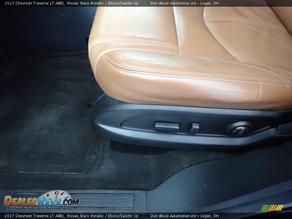 2017 Chevrolet Traverse LT AWD Mosaic Black Metallic / Ebony/Saddle Up Photo #27