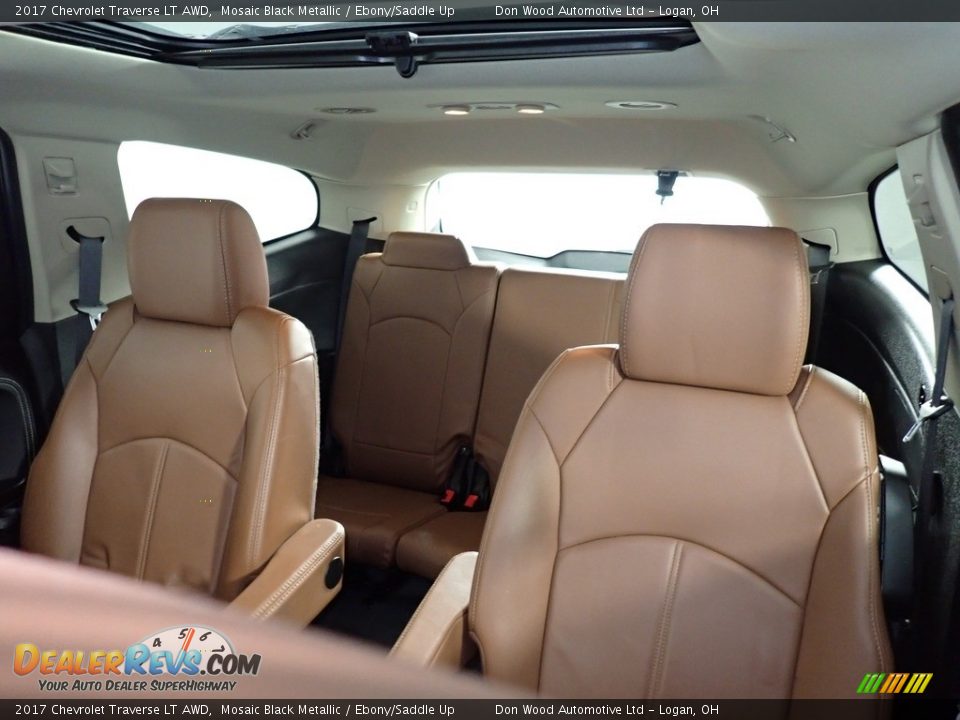 2017 Chevrolet Traverse LT AWD Mosaic Black Metallic / Ebony/Saddle Up Photo #29