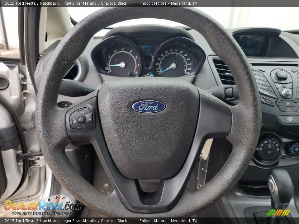 2015 Ford Fiesta S Hatchback Steering Wheel Photo #14