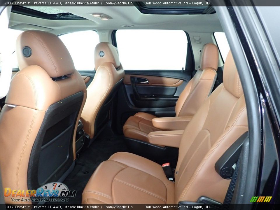 2017 Chevrolet Traverse LT AWD Mosaic Black Metallic / Ebony/Saddle Up Photo #31