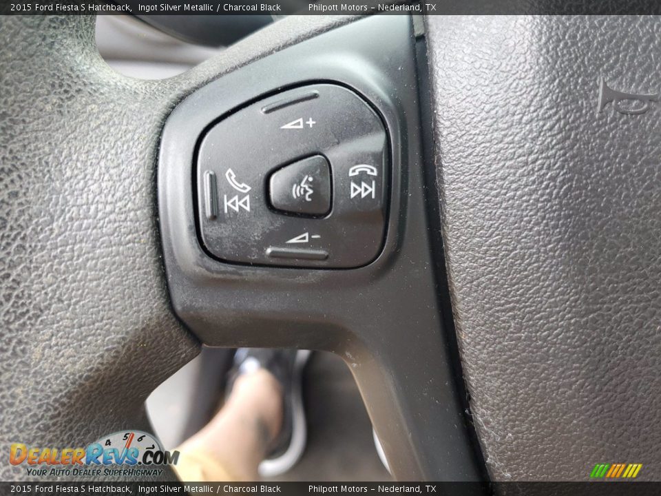 2015 Ford Fiesta S Hatchback Steering Wheel Photo #15