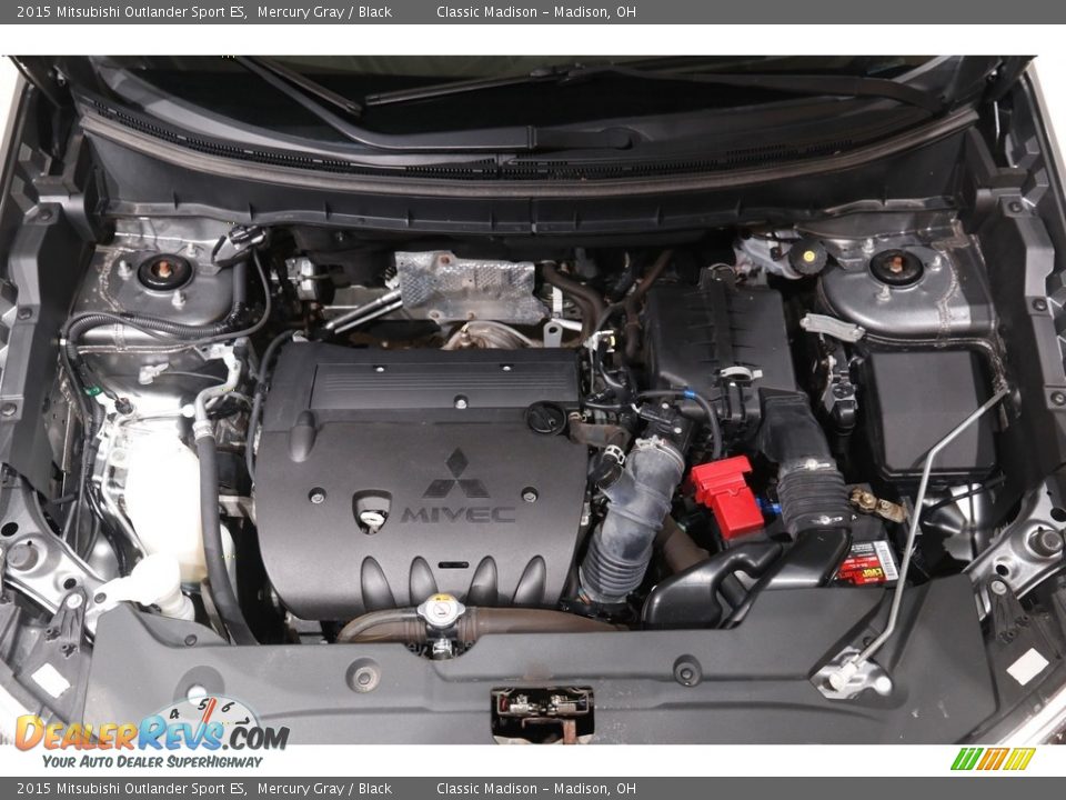 2015 Mitsubishi Outlander Sport ES Mercury Gray / Black Photo #16