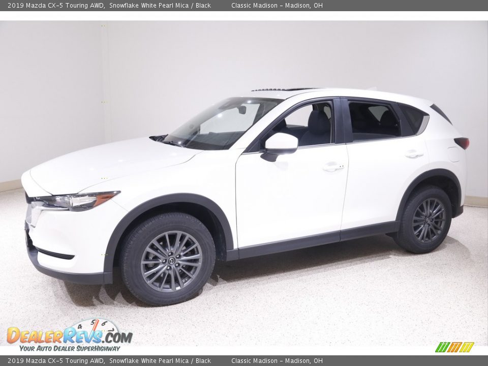 2019 Mazda CX-5 Touring AWD Snowflake White Pearl Mica / Black Photo #3