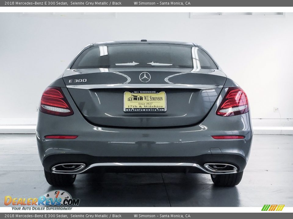 2018 Mercedes-Benz E 300 Sedan Selenite Grey Metallic / Black Photo #4