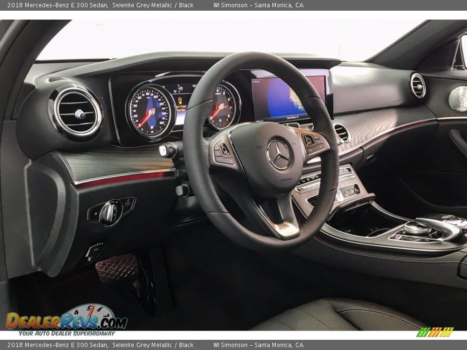 2018 Mercedes-Benz E 300 Sedan Selenite Grey Metallic / Black Photo #5