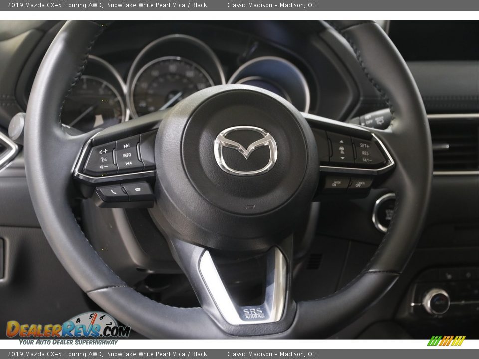 2019 Mazda CX-5 Touring AWD Snowflake White Pearl Mica / Black Photo #7