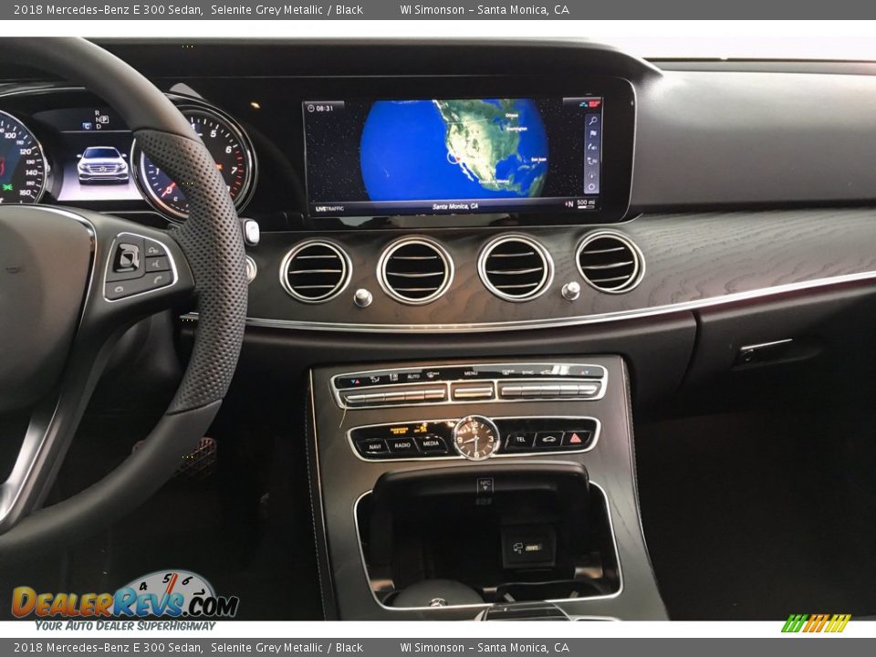 2018 Mercedes-Benz E 300 Sedan Selenite Grey Metallic / Black Photo #6