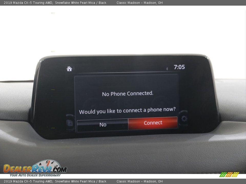 2019 Mazda CX-5 Touring AWD Snowflake White Pearl Mica / Black Photo #10