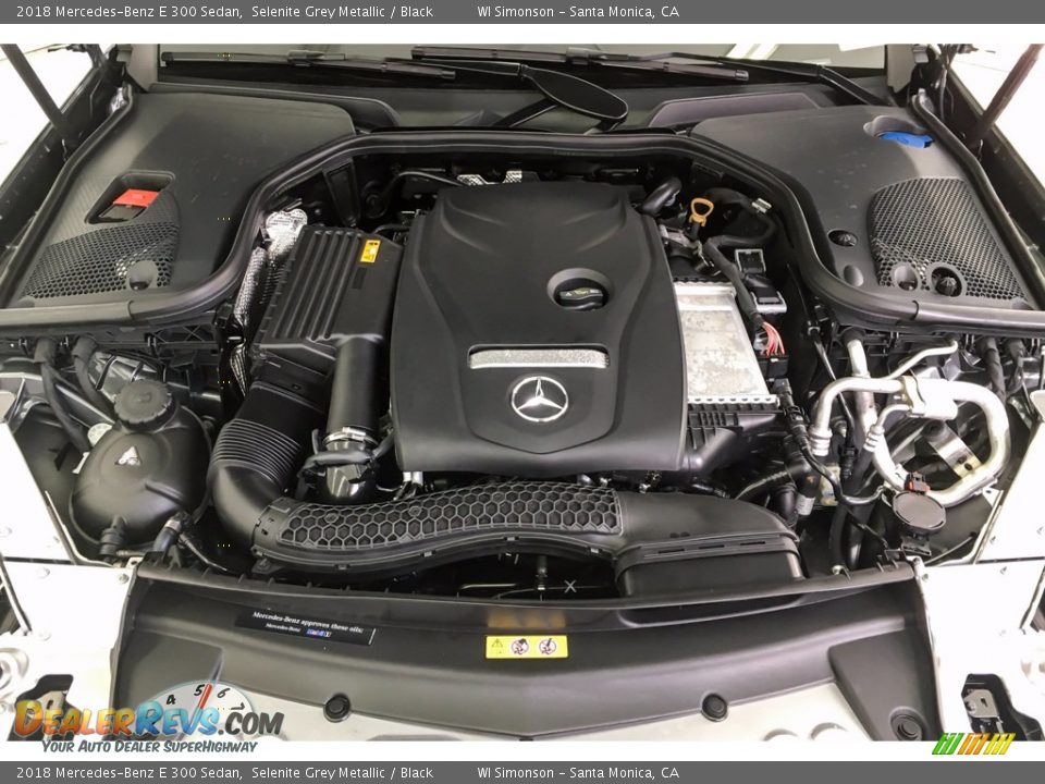 2018 Mercedes-Benz E 300 Sedan Selenite Grey Metallic / Black Photo #8