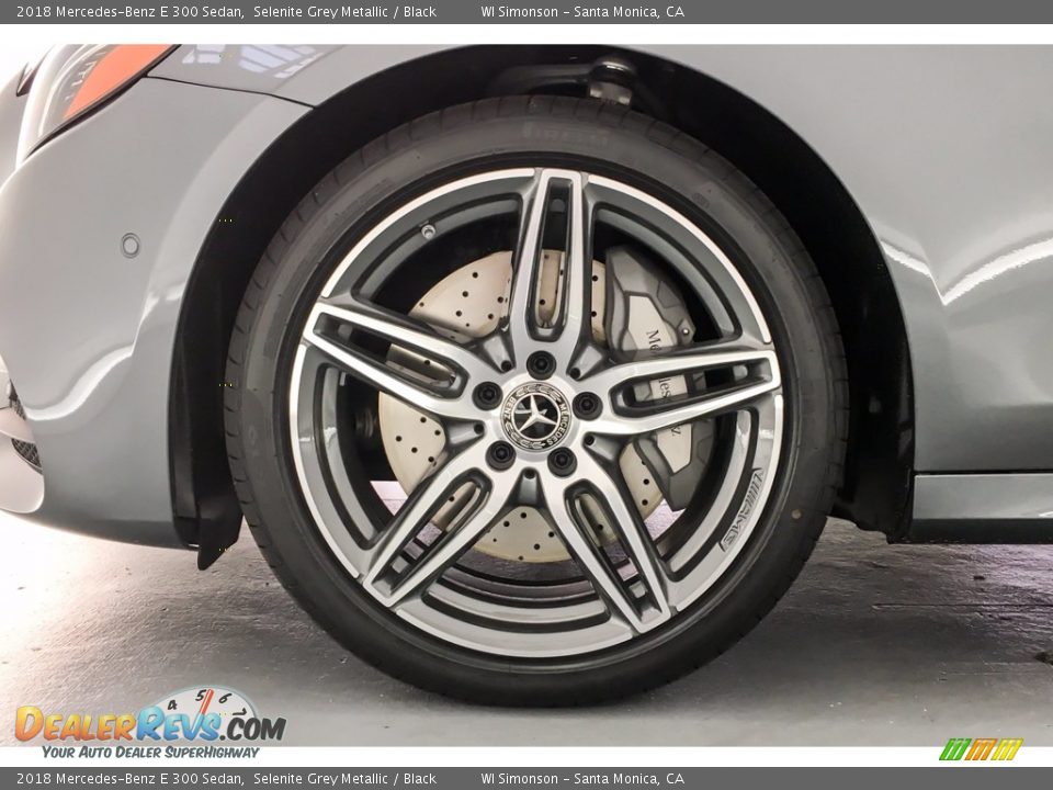 2018 Mercedes-Benz E 300 Sedan Selenite Grey Metallic / Black Photo #9