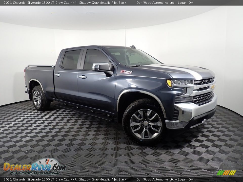 2021 Chevrolet Silverado 1500 LT Crew Cab 4x4 Shadow Gray Metallic / Jet Black Photo #3
