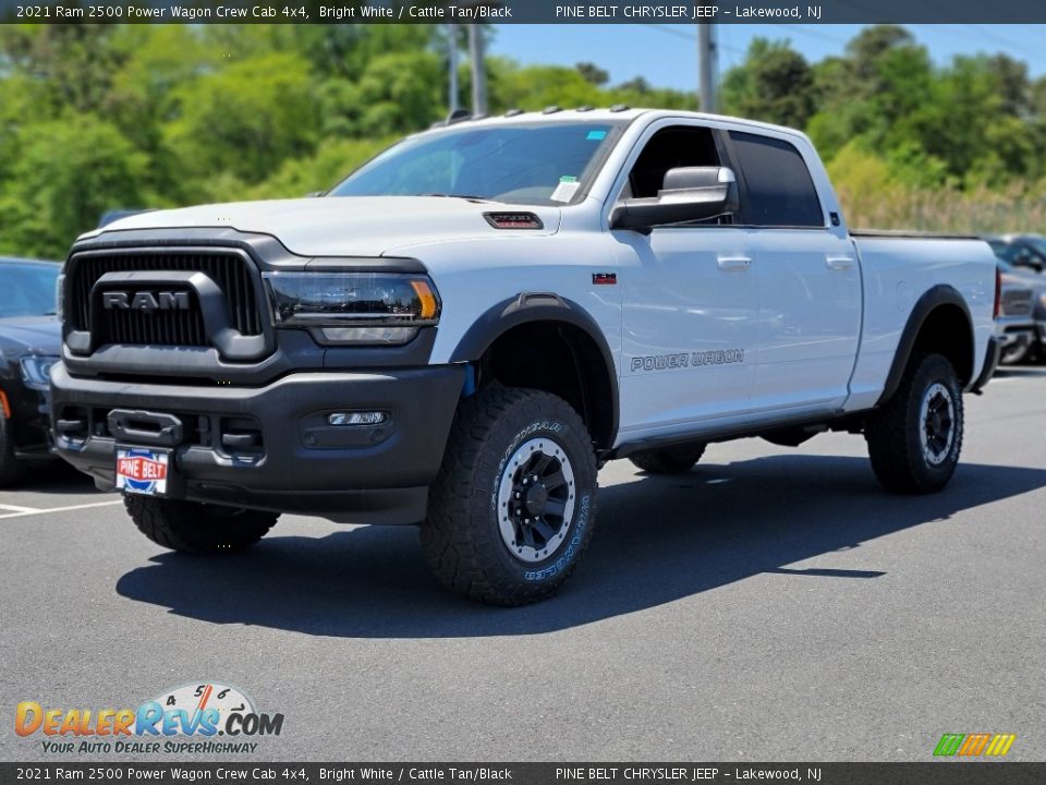 2021 Ram 2500 Power Wagon Crew Cab 4x4 Bright White / Cattle Tan/Black Photo #1