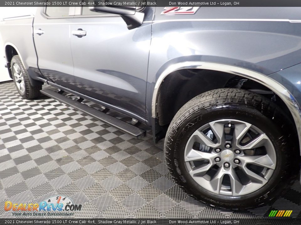 2021 Chevrolet Silverado 1500 LT Crew Cab 4x4 Shadow Gray Metallic / Jet Black Photo #4