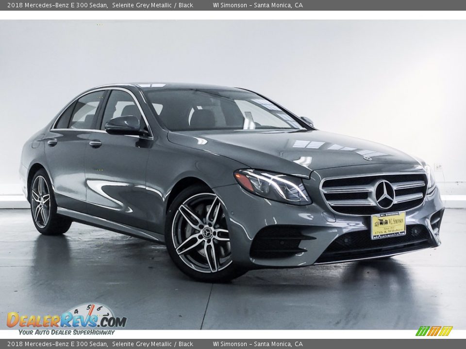 2018 Mercedes-Benz E 300 Sedan Selenite Grey Metallic / Black Photo #12