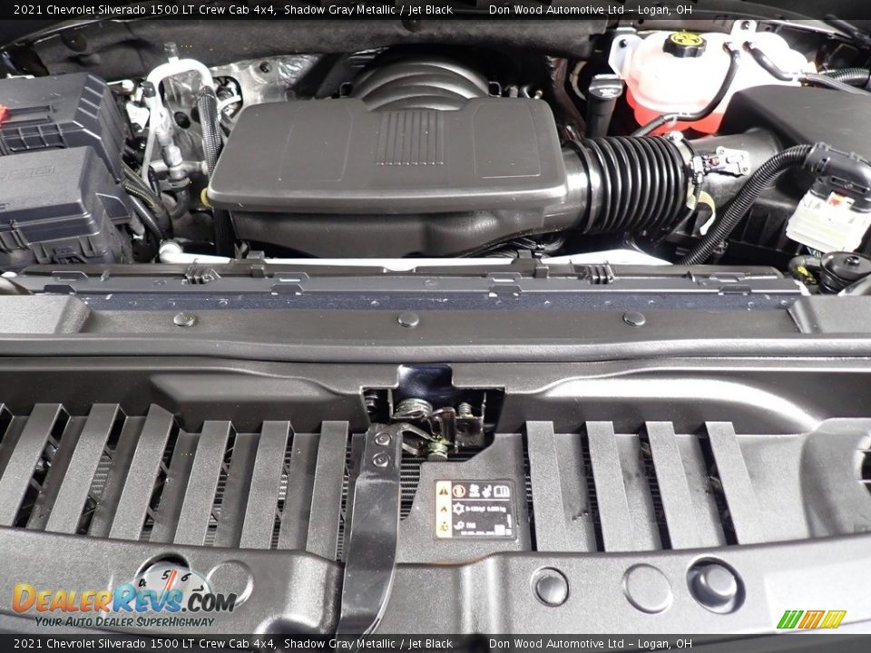 2021 Chevrolet Silverado 1500 LT Crew Cab 4x4 Shadow Gray Metallic / Jet Black Photo #7