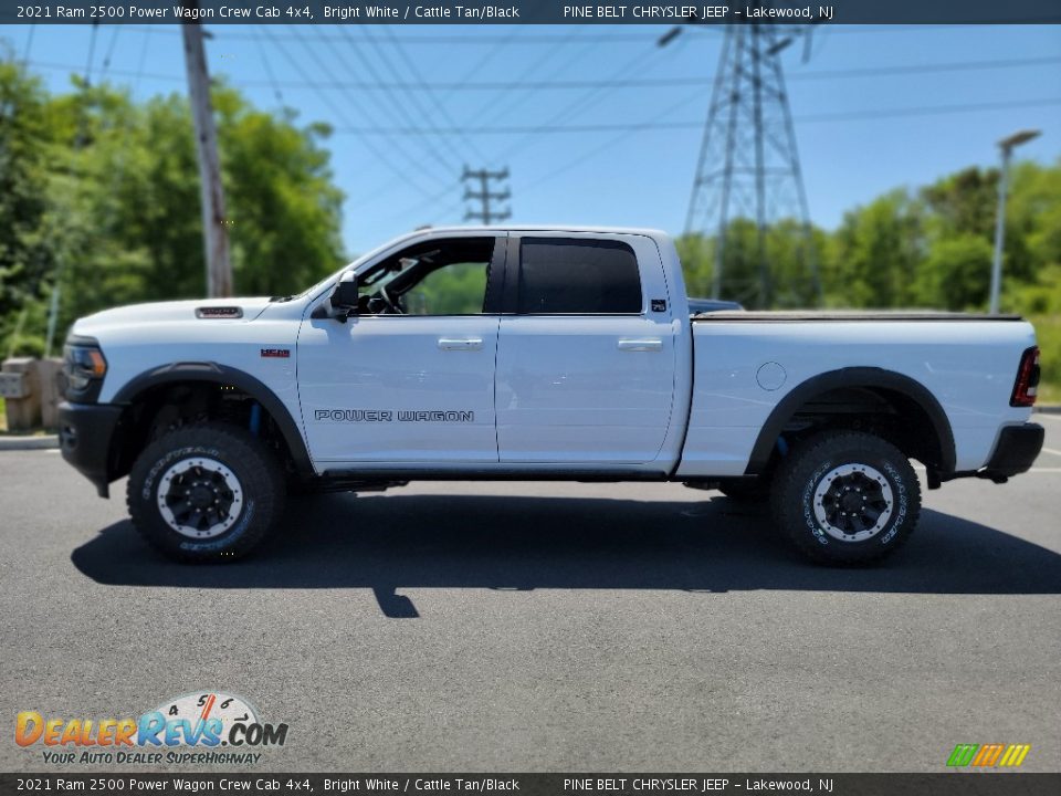 2021 Ram 2500 Power Wagon Crew Cab 4x4 Bright White / Cattle Tan/Black Photo #4