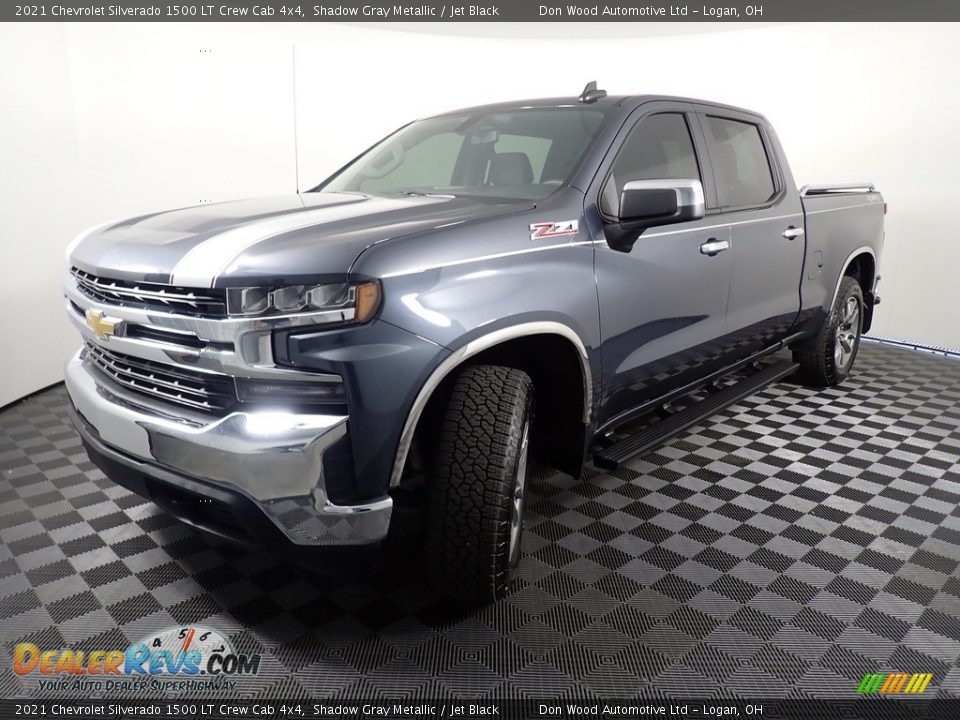 2021 Chevrolet Silverado 1500 LT Crew Cab 4x4 Shadow Gray Metallic / Jet Black Photo #8