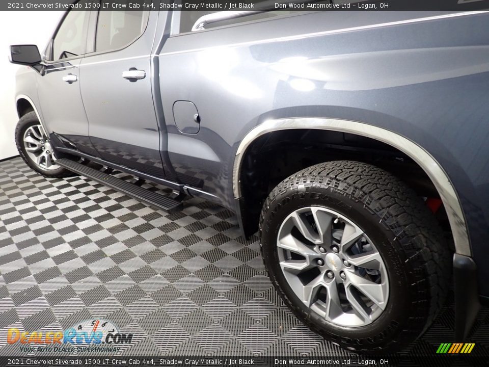 2021 Chevrolet Silverado 1500 LT Crew Cab 4x4 Shadow Gray Metallic / Jet Black Photo #10