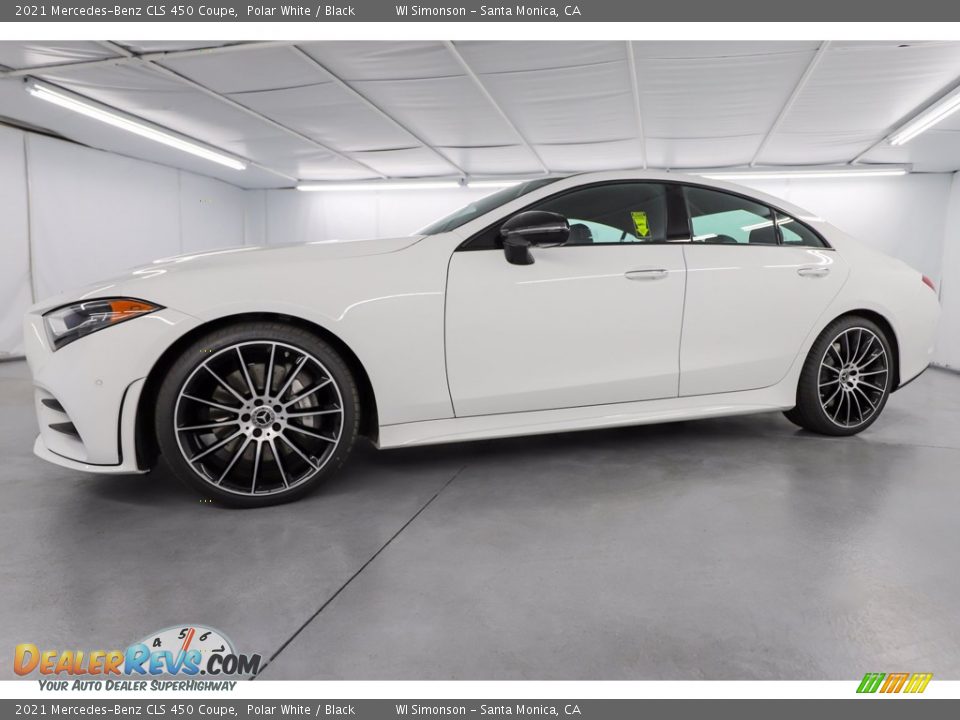 2021 Mercedes-Benz CLS 450 Coupe Polar White / Black Photo #6