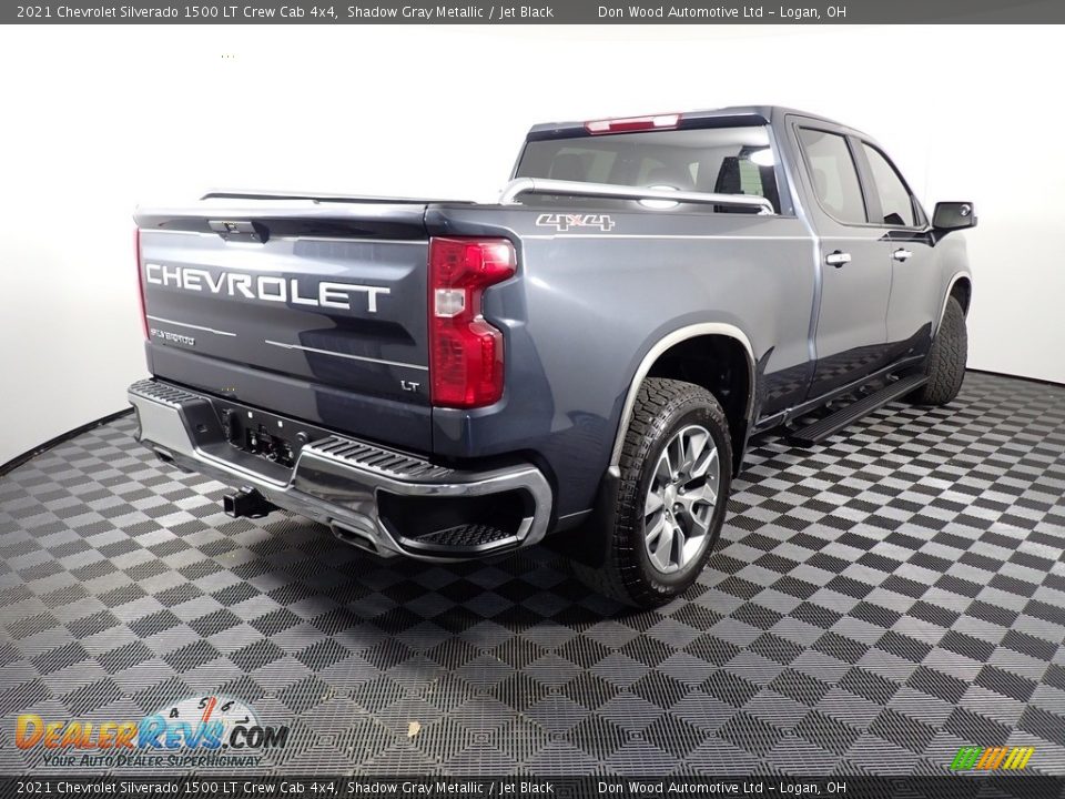 2021 Chevrolet Silverado 1500 LT Crew Cab 4x4 Shadow Gray Metallic / Jet Black Photo #15