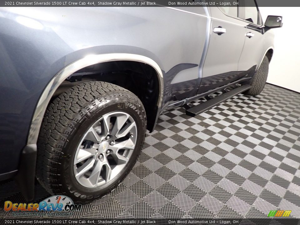 2021 Chevrolet Silverado 1500 LT Crew Cab 4x4 Shadow Gray Metallic / Jet Black Photo #16