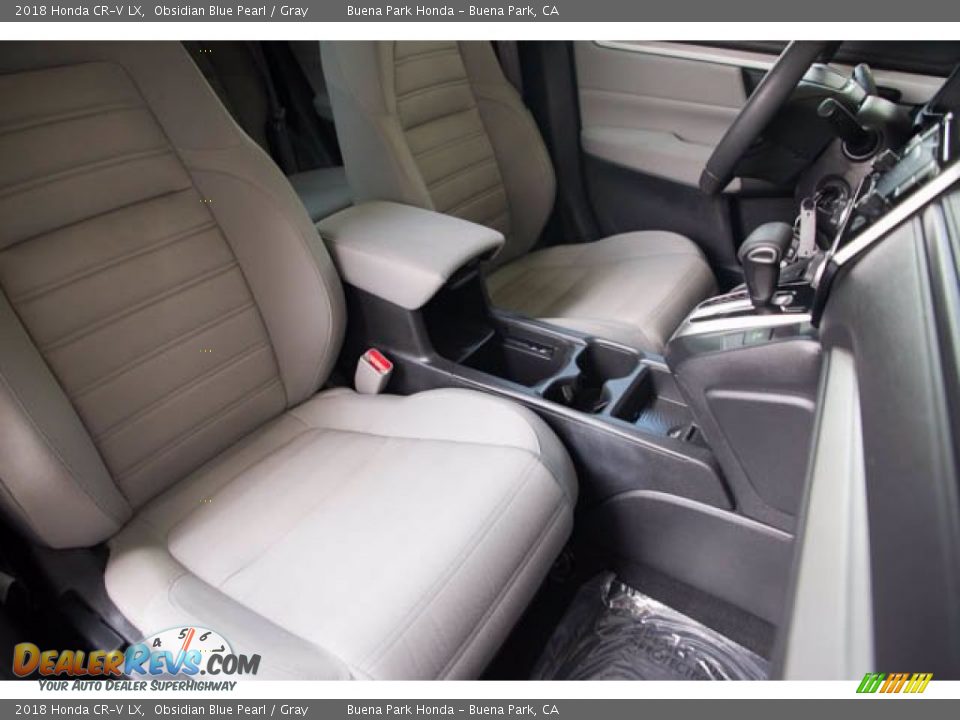 2018 Honda CR-V LX Obsidian Blue Pearl / Gray Photo #23