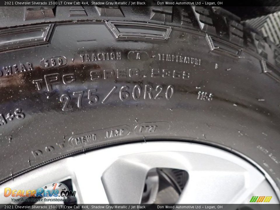 2021 Chevrolet Silverado 1500 LT Crew Cab 4x4 Shadow Gray Metallic / Jet Black Photo #17