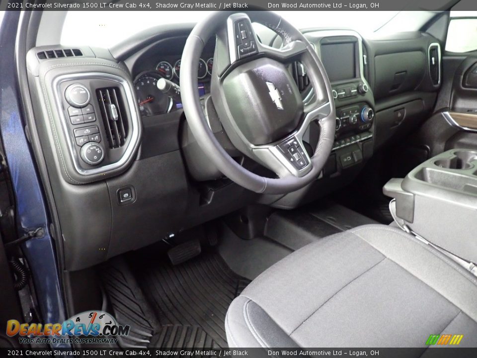 2021 Chevrolet Silverado 1500 LT Crew Cab 4x4 Shadow Gray Metallic / Jet Black Photo #22