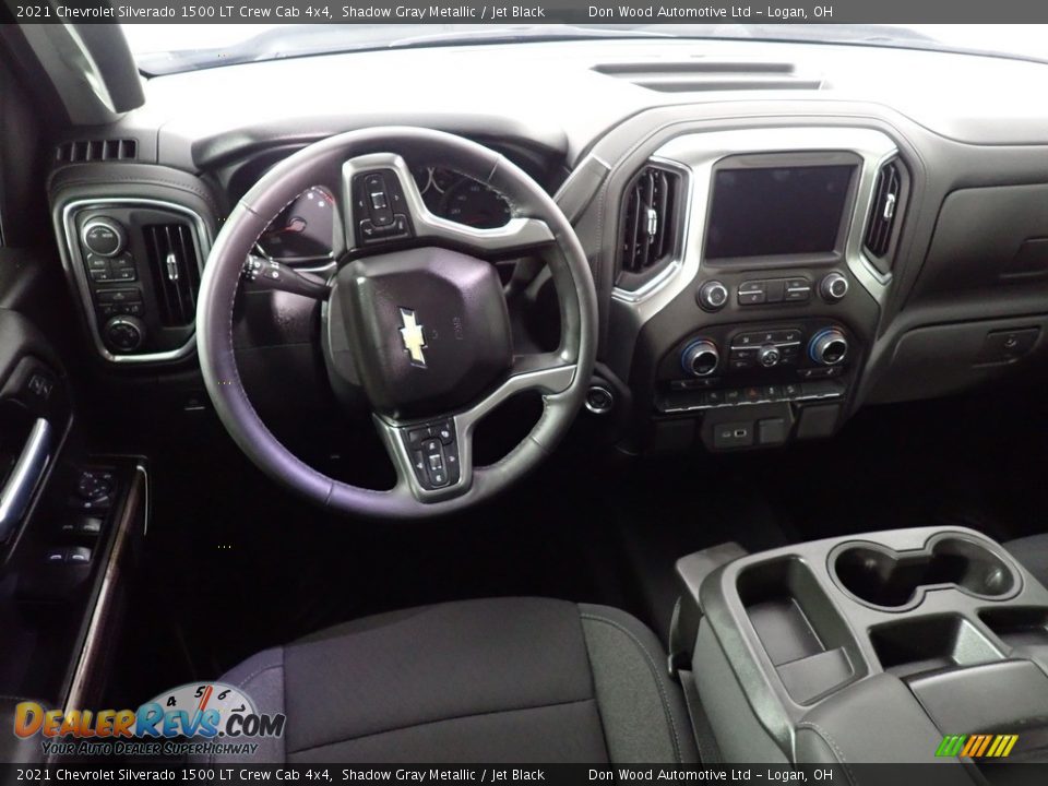 2021 Chevrolet Silverado 1500 LT Crew Cab 4x4 Shadow Gray Metallic / Jet Black Photo #27