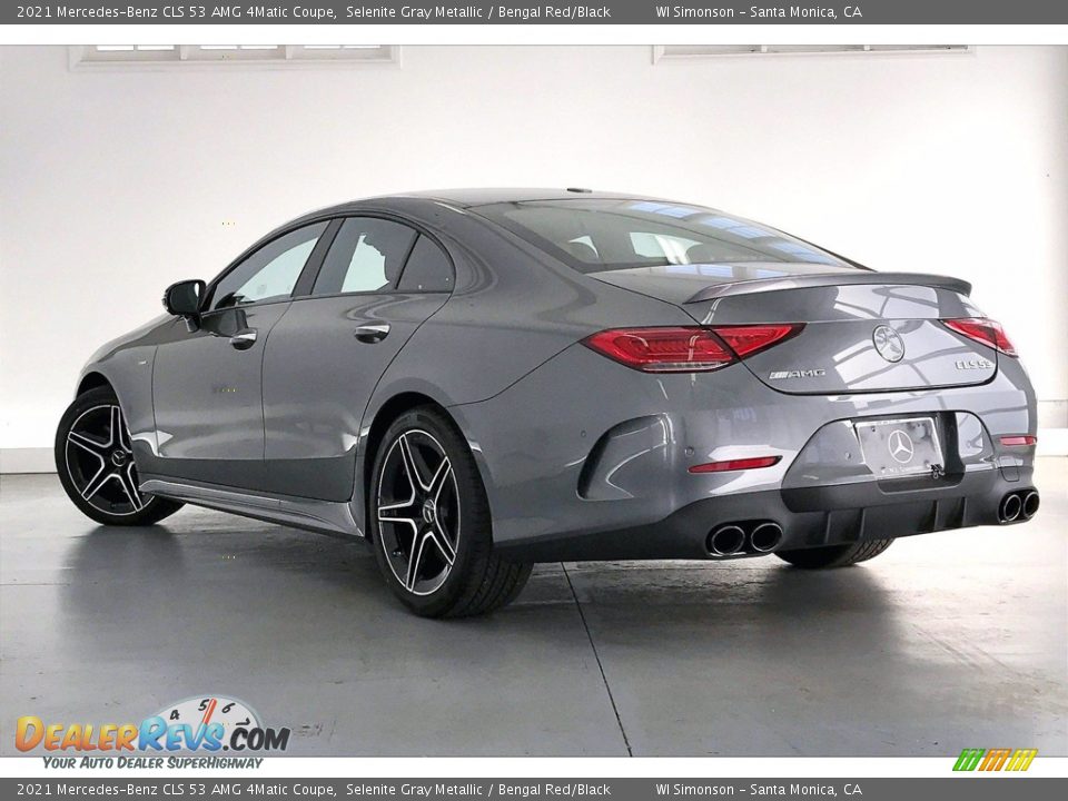 2021 Mercedes-Benz CLS 53 AMG 4Matic Coupe Selenite Gray Metallic / Bengal Red/Black Photo #2