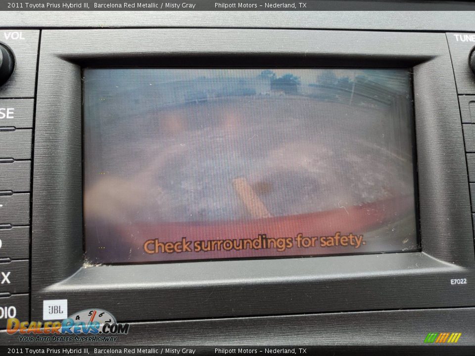 2011 Toyota Prius Hybrid III Barcelona Red Metallic / Misty Gray Photo #20