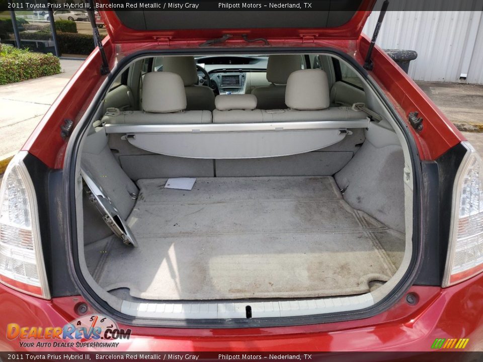 2011 Toyota Prius Hybrid III Barcelona Red Metallic / Misty Gray Photo #21