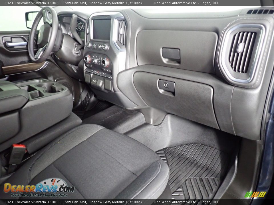 2021 Chevrolet Silverado 1500 LT Crew Cab 4x4 Shadow Gray Metallic / Jet Black Photo #32