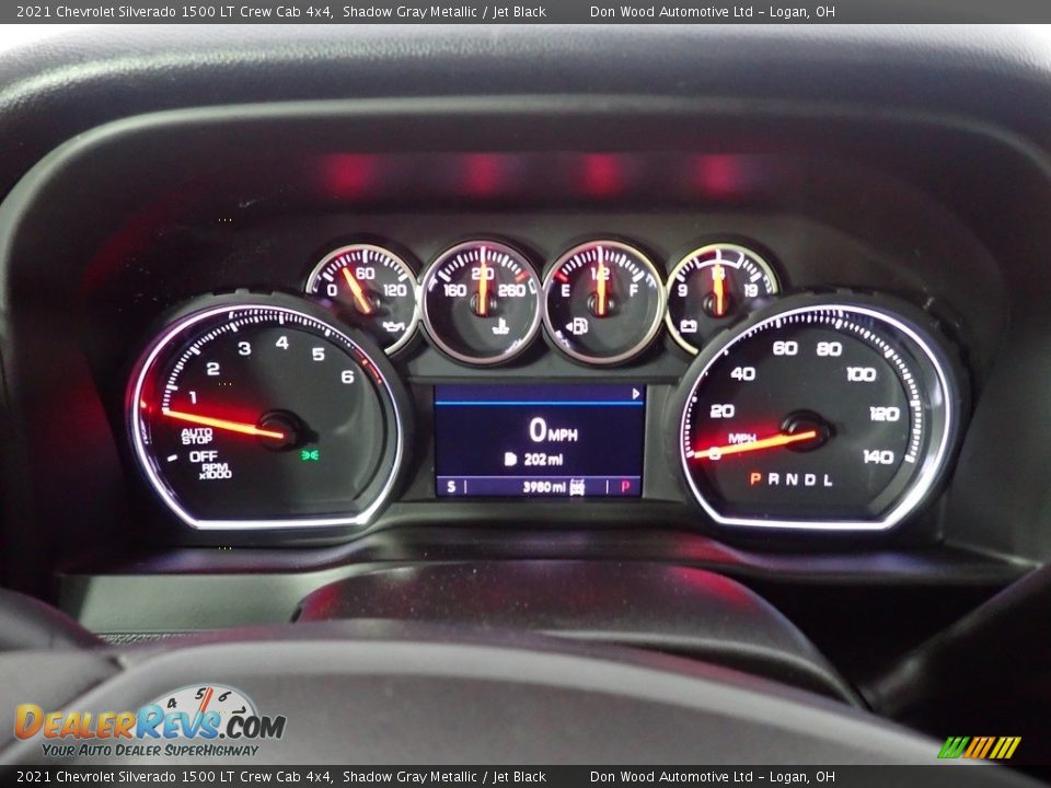 2021 Chevrolet Silverado 1500 LT Crew Cab 4x4 Shadow Gray Metallic / Jet Black Photo #33