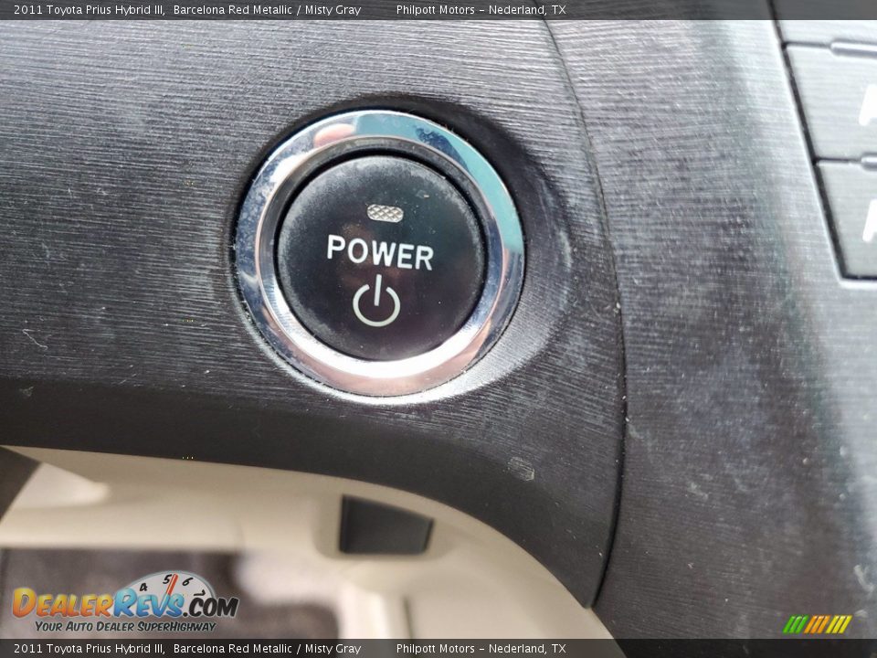 2011 Toyota Prius Hybrid III Barcelona Red Metallic / Misty Gray Photo #23