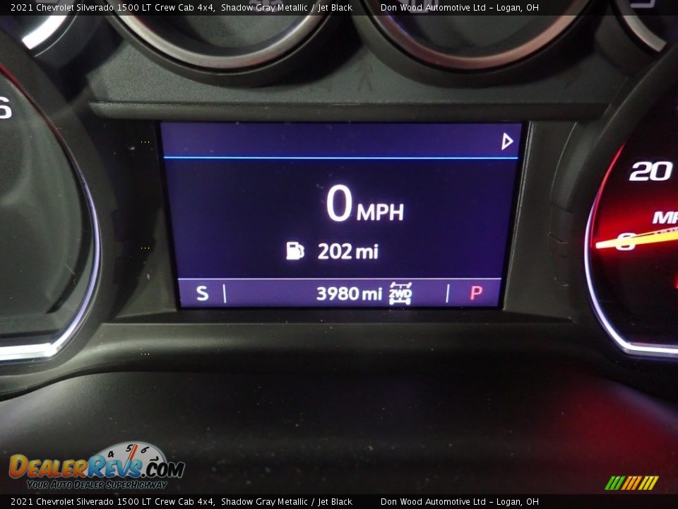 2021 Chevrolet Silverado 1500 LT Crew Cab 4x4 Shadow Gray Metallic / Jet Black Photo #34