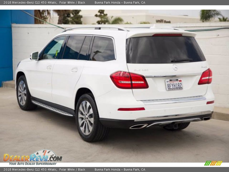 2018 Mercedes-Benz GLS 450 4Matic Polar White / Black Photo #2