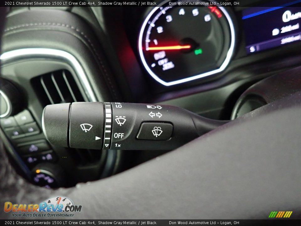 2021 Chevrolet Silverado 1500 LT Crew Cab 4x4 Shadow Gray Metallic / Jet Black Photo #35