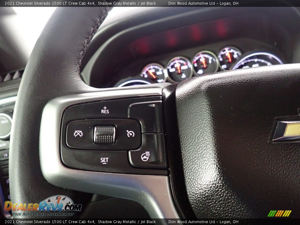 2021 Chevrolet Silverado 1500 LT Crew Cab 4x4 Shadow Gray Metallic / Jet Black Photo #36