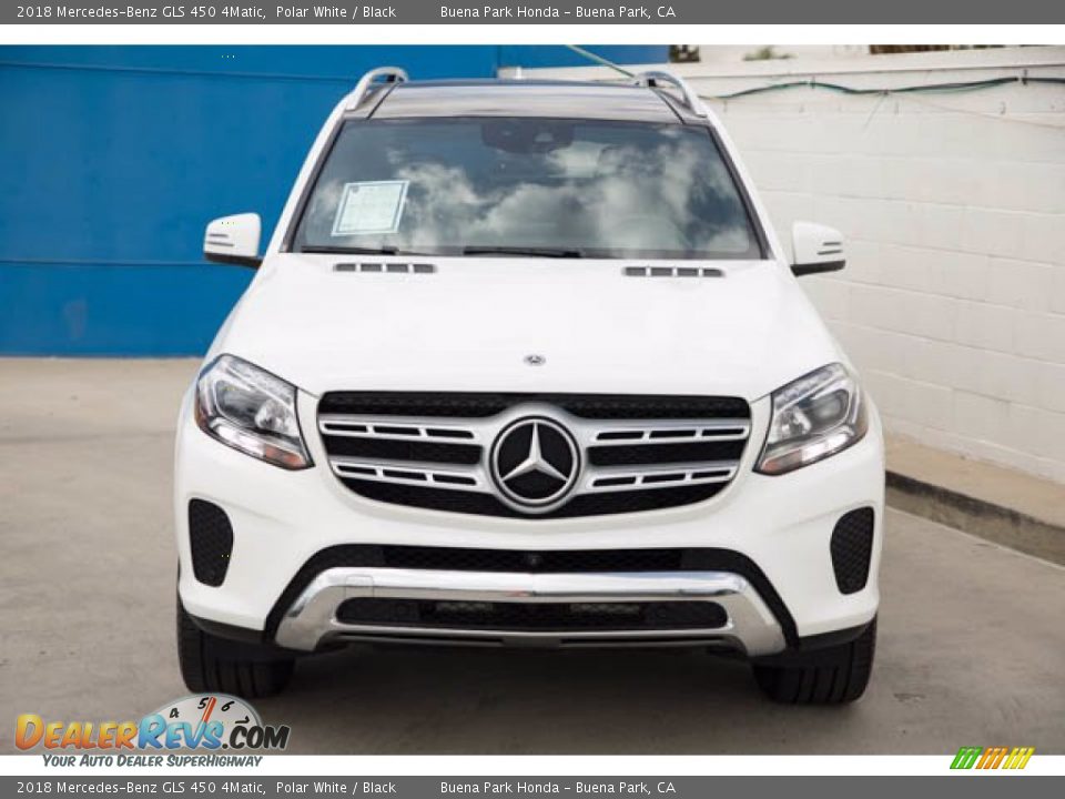 2018 Mercedes-Benz GLS 450 4Matic Polar White / Black Photo #7