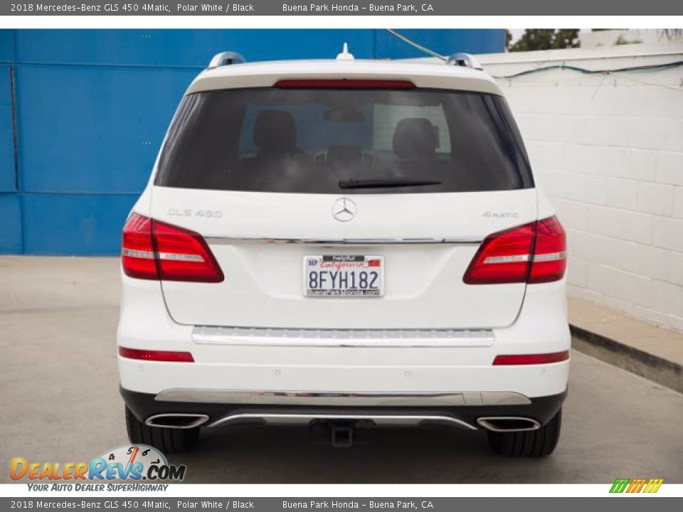 2018 Mercedes-Benz GLS 450 4Matic Polar White / Black Photo #11