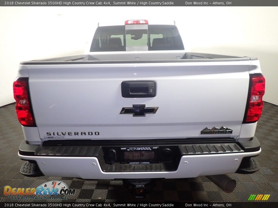 2018 Chevrolet Silverado 3500HD High Country Crew Cab 4x4 Summit White / High Country Saddle Photo #15