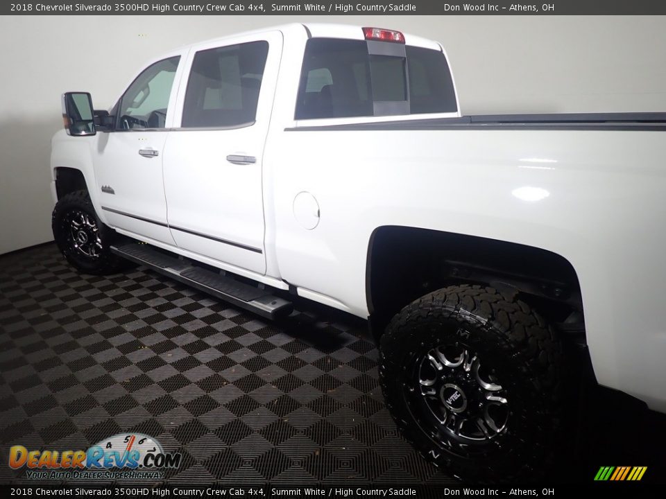 2018 Chevrolet Silverado 3500HD High Country Crew Cab 4x4 Summit White / High Country Saddle Photo #19