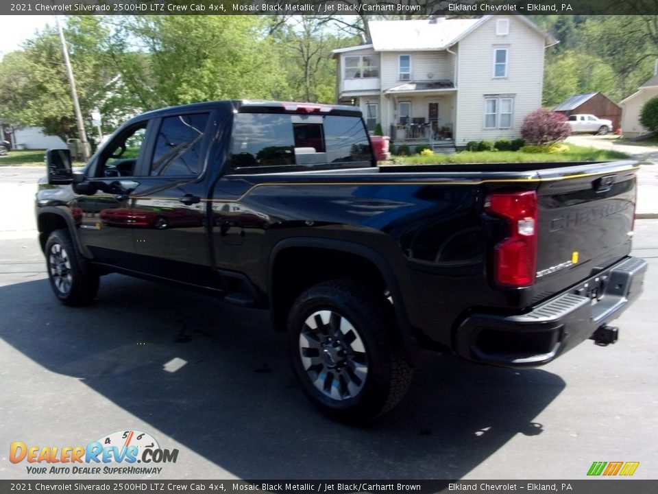 2021 Chevrolet Silverado 2500HD LTZ Crew Cab 4x4 Mosaic Black Metallic / Jet Black/Carhartt Brown Photo #5