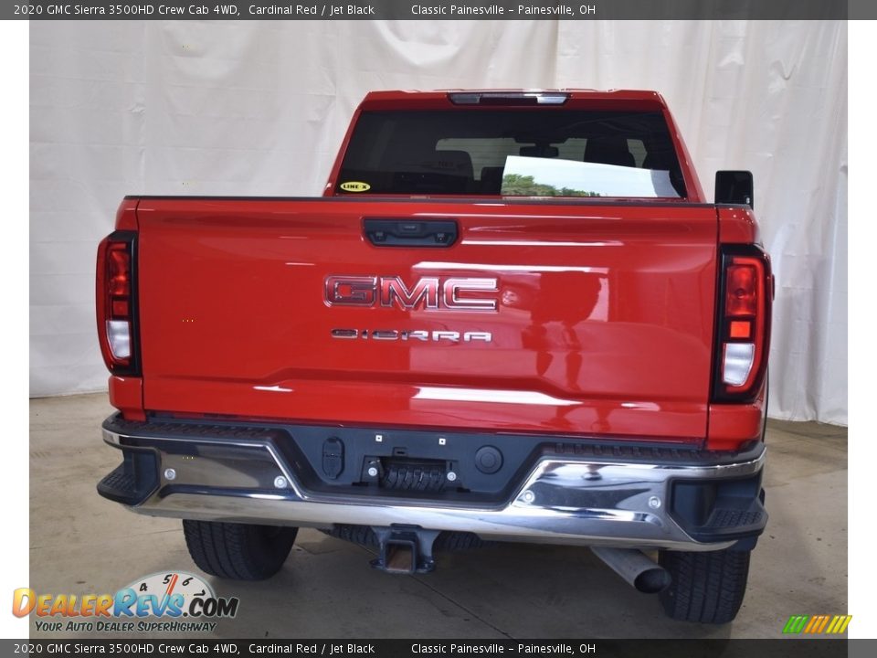 2020 GMC Sierra 3500HD Crew Cab 4WD Cardinal Red / Jet Black Photo #3