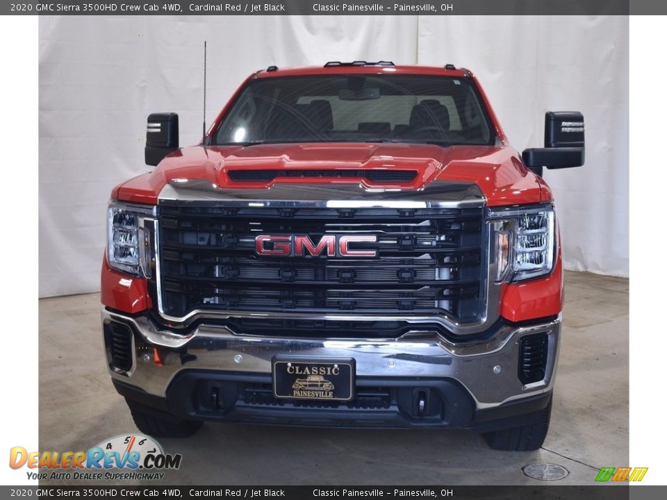 2020 GMC Sierra 3500HD Crew Cab 4WD Cardinal Red / Jet Black Photo #4