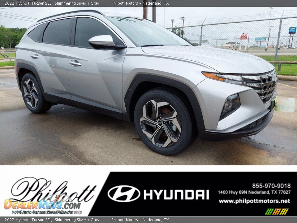 2022 Hyundai Tucson SEL Shimmering Silver / Gray Photo #1