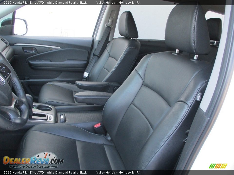 2019 Honda Pilot EX-L AWD White Diamond Pearl / Black Photo #10