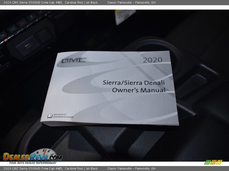 2020 GMC Sierra 3500HD Crew Cab 4WD Cardinal Red / Jet Black Photo #15